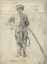 Grigorii Sarydzhakov, a Hunter From Bai, 1925. Creator: Aleksei Vasilevich Voshchakin.