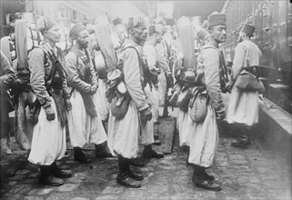 Algerian soldiers, between c1914 and c1915. Creator: Bain News Service.