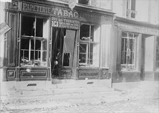 Shop in La Ferte Sous Jouarre, 7 Oct 1914?. Creator: Bain News Service.