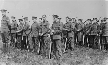 Recruits, Aldershot, H.A.C. Fargo Camp, 1914, 1914. Creator: Bain News Service.