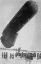 German observation balloon, between 1914 and c1915. Creator: Bain News Service.