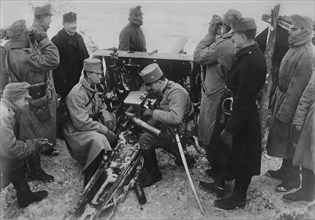 Austrian artillery in the Bukowina, between c1914 and c1915. Creator: Bain News Service.