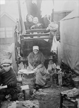 Belgian Refugees, at Bergen-op-zoom, between c1914 and c1915. Creator: Bain News Service.