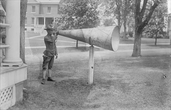 Bugle Megaphone, Fort Totten, 3 Jul 1917. Creator: Bain News Service.