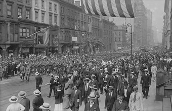 Kilties in New York, July 1917. Creator: Bain News Service.