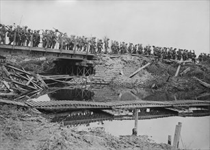 British military bridge, Flanders, 5 Aug 1917. Creator: Bain News Service.