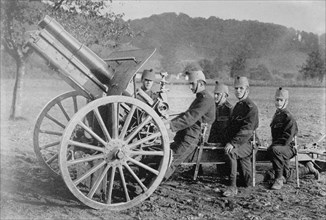 Swiss field Howitzer, between c1915 and c1920. Creator: Bain News Service.