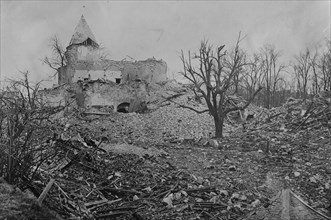 Castle at Ham, 2 Mar 1918. Creator: Bain News Service.