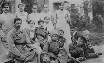 Russian women hospital orderlies, between c1915 and 1918. Creator: Bain News Service.