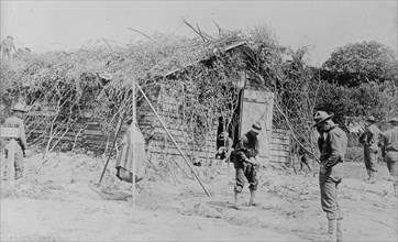 Camouflaged home of marines in France, 21 May 1918. Creator: Bain News Service.