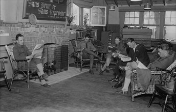 Y.M.C.A. hut, 1918. Creator: Bain News Service.