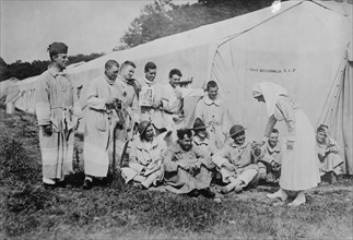 American field hospital, Auteuil, c1915. Creator: Bain News Service.