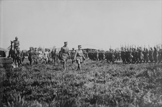 King Albert & Gen. Foch, 7 Oct 1918. Creator: Bain News Service.