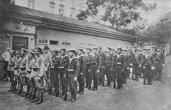 Vladivostock [i.e. Vladisvostok], Allied troops, Nov 1918. Creator: Bain News Service.