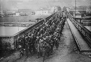 U.S. Army enters Germany, Dec 1918. Creator: Bain News Service.