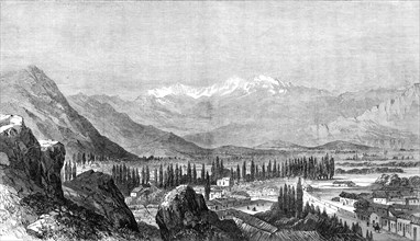 View of the Chilian Cordillera, from Santiago, 1864. Creator: Unknown.
