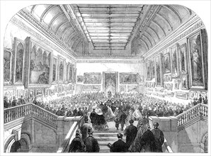 His Excellency the Earl of Carlisle opening the National Gallery of Ireland, 1864. Creator: Unknown.