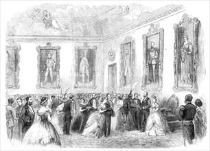 Visit of the Prince and Princess of Wales to Sweden:...ball given by the Dowager of Sweden..., 1864. Creator: Unknown.