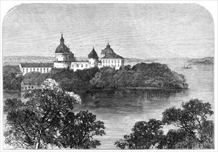 Visit of the Prince and Princess of Wales to Sweden: the Royal Palace of Gripsholm…, 1864. Creator: Unknown.
