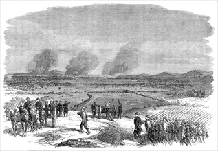 The War in America: march of Kershaw's and Fitz Lee's divisions of the Confederate Army..., 1864. Creator: Unknown.