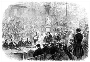 Inauguration of the bust of His Royal Highness the Prince of Wales..., Edinburgh, 1862. Creator: Unknown.