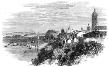 View of Bahia from the Public Gardens, 1864. Creator: Mason Jackson.