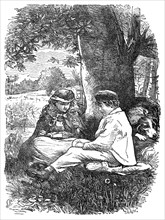 Hacco, The Dwarf: Maud and Robert, 1864. Creator: Swain.