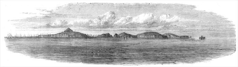 General view of the Chincha Islands, lately seized by the Spaniards, 1864. Creator: Unknown.