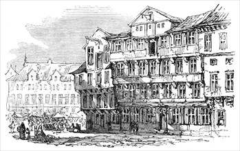 Brunswick: the Market-place, 1864.  Creator: Unknown.