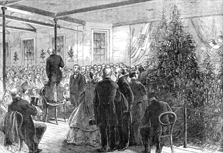 Christmas Entertainment to the Inmates of the Greenwich Union-House, 1864. Creator: Unknown.