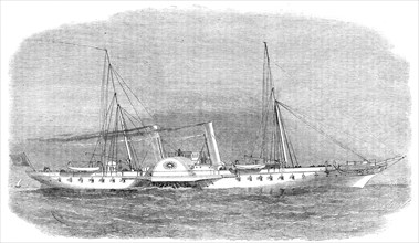The new imperial steam-yacht, Taliah, built for the Sultan, 1864. Creator: Smyth.