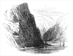 The Rhine: the Lurleiberg, 1864. Creator: Unknown.