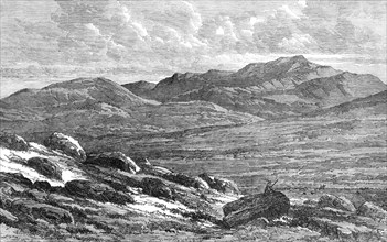 The Scottish Highlands near Balmoral - view of Lochnagar, 1864.  Creator: Unknown.