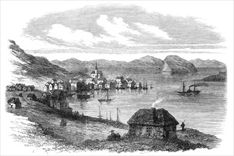 Hammerfest, in Norway, lately visited by Prince Alfred, 1864. Creator: Unknown.