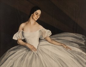 Portrait of the ballerina Anna Pavlova (1881-1931), 1924.
