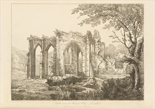 South View of Furness Abbey, Lancashire, 1810. Creator: Wilkinson, Joseph (1763-1831).