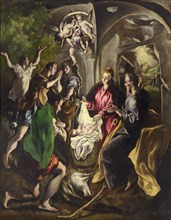 The Adoration of the Shepherds . Creator: El Greco, Dominico (1541-1614).
