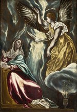 The Annunciation, ca. 1600. Creator: El Greco, Dominico (1541-1614).