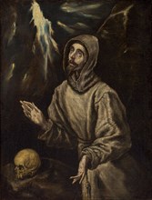 Saint Francis receiving the Stigmata, 1600. Creator: El Greco, Dominico (1541-1614).