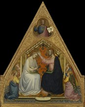 The Coronation of the Virgin, ca 1390. Creator: Lorenzo Monaco (ca. 1370-1425).