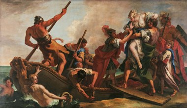 The Rape of Helen, First half of the 18th cent.. Creator: Ricci, Sebastiano (1659-1734).