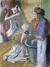 Le Petit Déjeuner à la Sortie du Bain , ca 1896. Creator: Degas, Edgar (1834-1917).