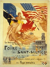 Foire franco-américaine de Saint Sulpice, 1917. Creator: Romberg de Vaucorbeil, Maurice (1862-1943).