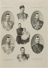 Portraits of Emperor Nicholas II from the period from 1892 to 1896, 1896. Creator: Anonymous.