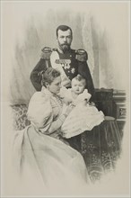 Emperor Nicholas II of Russia, Empress Alexandra Fyodorovna of Russia and Grand Duches..., 1896. Creator: Anonymous.