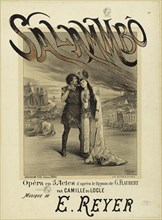 Poster for the Opera "Salammbô" by Ernest Reyer, 1892. Creator: Maurou, Paul (1848-1931).