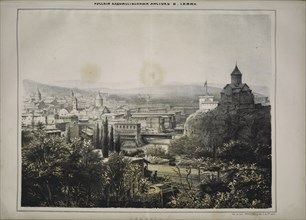 View of Tbilisi, 1850s. Creator: Timm, Wassili (George Wilhelm) (1820-1895).
