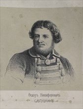 Portrait of poet Fyodor Nikiforovich Slepushkin (1783-1848), 1861. Creator: Timm, Wassili (George Wilhelm) (1820-1895).