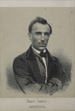 Portrait of poet Ivan Savwitsch Nikitin (1824-1861), 1861. Creator: Timm, Wassili (George Wilhelm) (1820-1895).