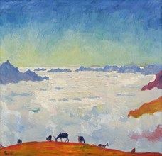 Mare di Nebbia, 1921. Creator: Giacometti, Giovanni (1868-1933).